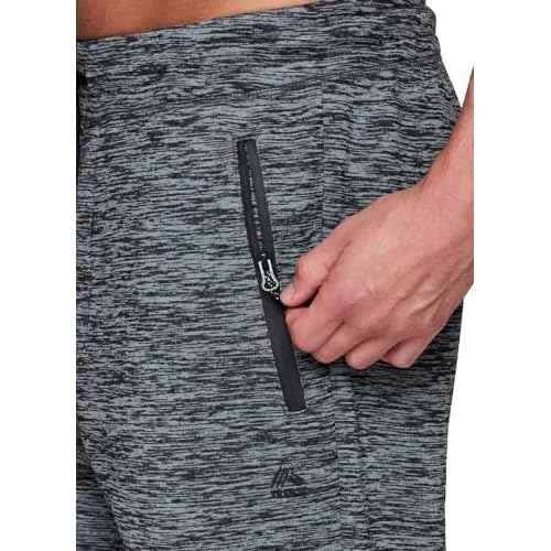 RBX Active Men's Performance Stretch Fleece Lined Jogger Sweatpants with Pockets