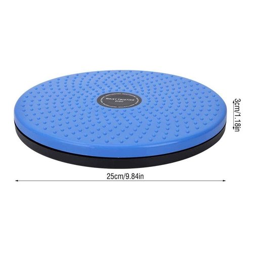THBII Twisting Waist Disc, Body Shaping Twisting Boards Waist Aerobic Exercise Fitness Slim Machine Rotating Board Female Twister Exercise Sports Equipment (Big Round Beads(Black))