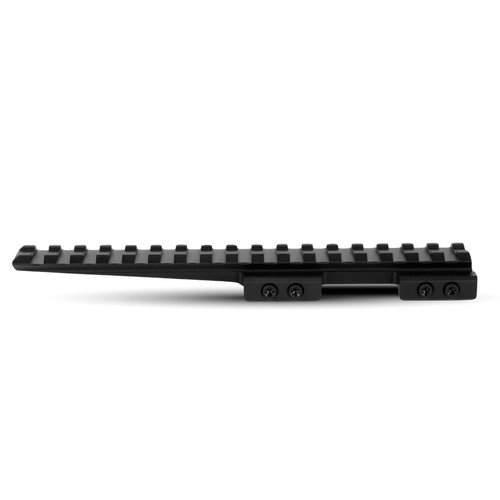 Monstrum Shrapnel Extended Picatinny Riser Mount with Recoil Stop Base | 17 Slot 7 inch Extra Long | Low Profile