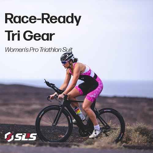 SLS3 Triathlon Suits Women - One Piece Tri Suit Women - Pro Womens Triathlon Suit - Premium Trisuit, No Shelf Bra