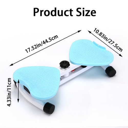 Twisting Waist Machine, Waist Twister Board, Twist Board for Exercise, Waist Twisting Disc with Loop Resistance Bands, Noiseless Aerobic Waist Sculptor Twist, Balance Board for Waist Core