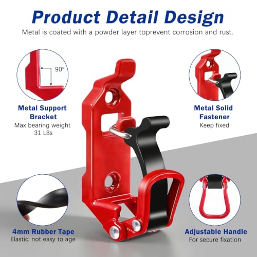 Heavy Duty Roof Rack Shovel Holder Kit for Trucks & Cars | Quick Release Clamp