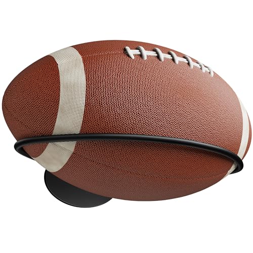 Josmimic Football Wall Mount Holder 1 Pack - Fits Official & Youth Balls