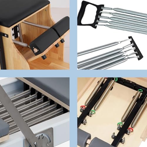 Aibogiter Pilates Reformer Springs Set 5 Resistance Springs for Fitness Equipment - Variation 5
