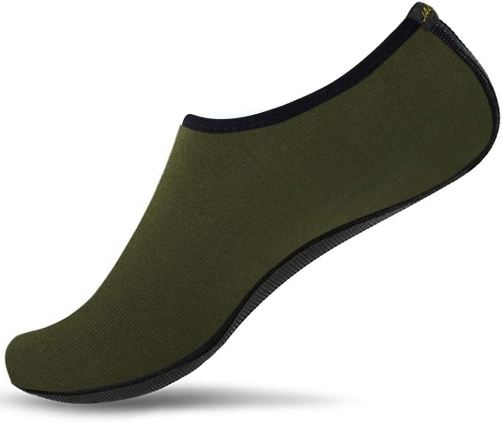 JACKSHIBO Water Shoes for Women Men Swim Shoes Water Socks for Cruise Essentials Swimming Aqua Beach Pool Yoga Surf