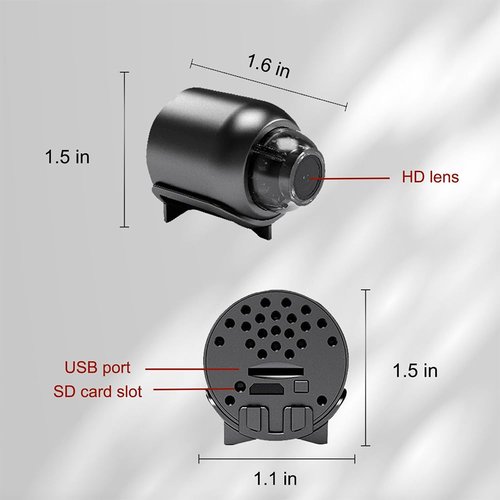 Mini 4g Wireless WiFi Camera 1080p HD, 5g Wireless WiFi Camera 1080p Hd,Night Vision Cam,Cat Eye Cam,Comes with 16g Memory Card (3pcs)