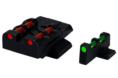 HIVIZ Sight Systems unisex adult Handgun HIVIZ Sight Systems Interchangeable Front and Rear Sight Set Smith Wesson M P, Green, Red, Black