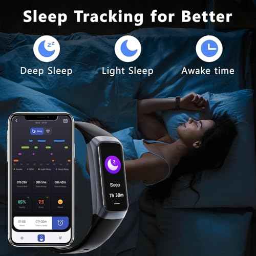 Fitness Tracker with Heart Rate/Blood Oxygen/Sleep Monitor, 20+ Sports Modes Smart Watches for Women/Men, Activity & Step Tracker Smart Watch for Android/iOS Phones
