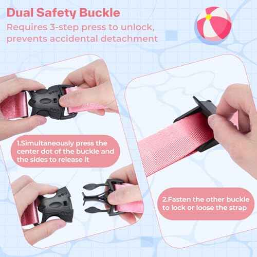 Back Board Kids Swim Belt: Sportneer Swimming Training Belt Swim Trainer Adjustable Layers Thicken Foam Training Board Pool Floaties for Kids Swimming Beginners Floats Swim Lessons Equipment