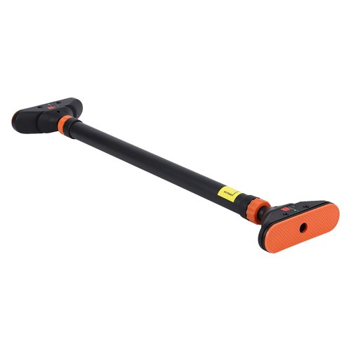 No-Screw Doorway Pull Up Bar with Safety Lock, 660 Lbs Max Load, Adjustable 29"-38" Width, Non-Slip Grip Chin Up Bar for Home Gym and Small Spaces, Black