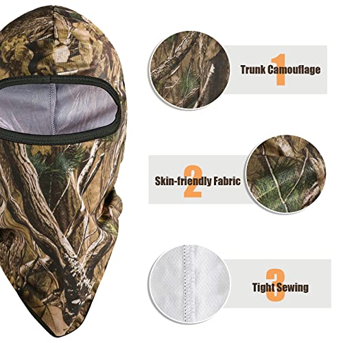 TAGVO Camouflage Balaclava - One Size Hunting Balaclava (A81) Elastic Warm Face Cover