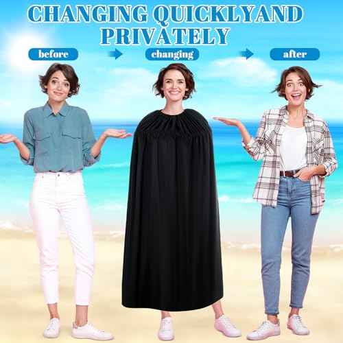 Tegeme 1 Kit Upgraded Changing Room Changing Tent with Support System for Dancer Instant Dressing Cover Ups Portable Privacy Shelters for Summer Beach Car Boating Taking Photo, 4.59ft Length