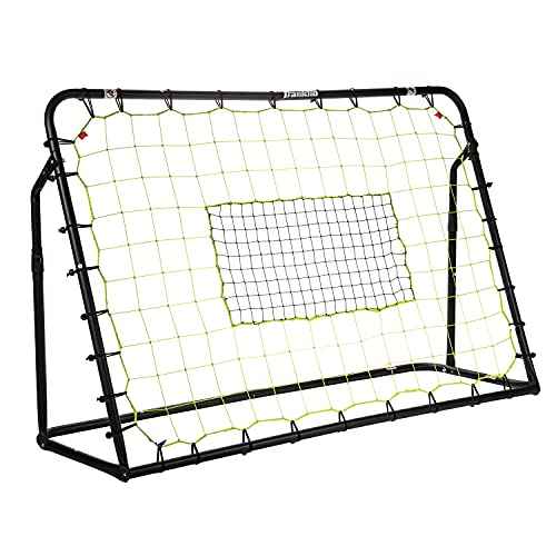 Franklin Sports Soccer Rebounder - Tournament Steel Rebounding Net - Perfect for Backyard Practice and Training - 12' x 6' & 6' x 4'