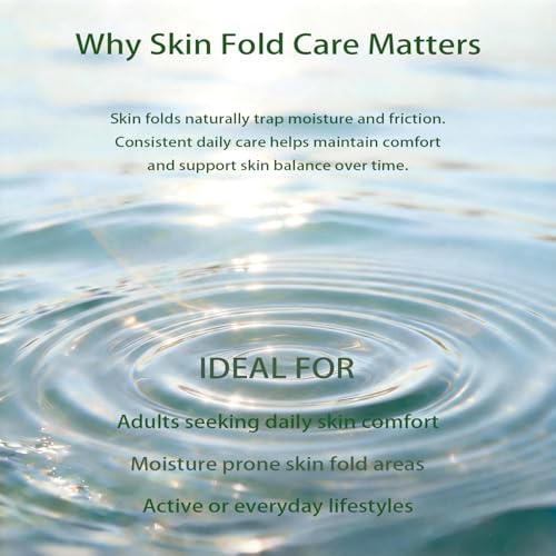 Intertrigo Cream for Skin Folds, Moisture & Friction Relief, 3-Pack