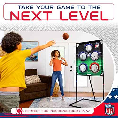 Franklin Sports Target Toss Games - Kids Football + Baseball Target Toss Games for Indoors + Outdoors - Fun Football + Baseball Throwing Games for Kids - Includes Targets + Mini Toy Balls