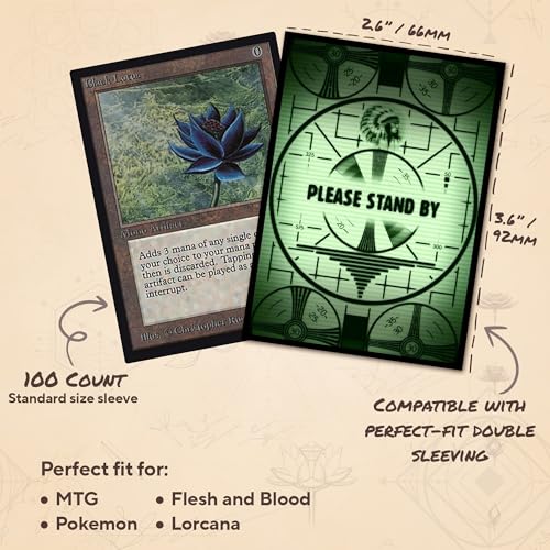 Please Stand By MTG Card Sleeves 104 Count - Smooth Variation
