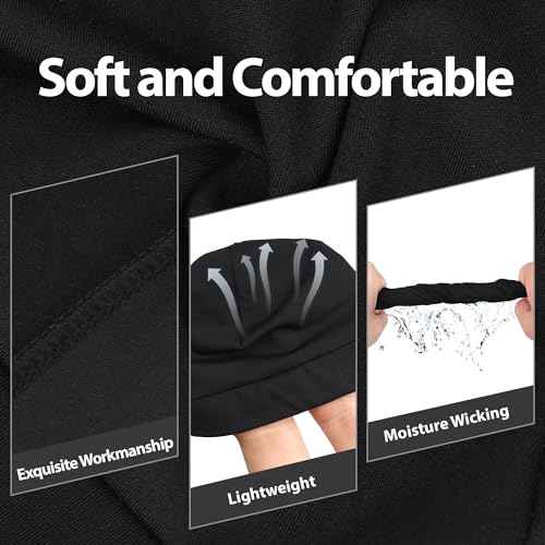 Qearl 5 Pcs Winter Skull Cap, Helmet Liner Thermal Warm Cycling Caps Sweat Running Hat Beanie for Men Women Multicolor