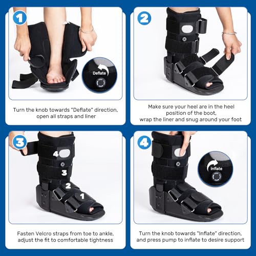 Kefit Walking Boot Fracture Boot for Broken Foot & Sprained Ankle - Medium / Boot-002