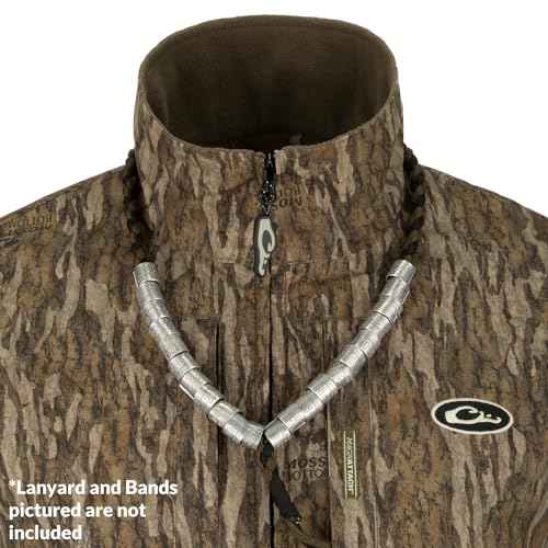 Drake Waterfowl Men's MST Eqwader Insulated Fleece-Lined Waterproof Windproof Breathable Adjustable Outdoor Hunting Zip Vest