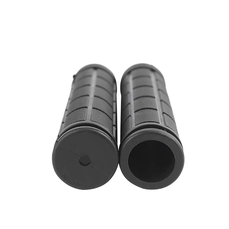 Bicycle Handlebar Grips 4 Pairs Non-Slip Rubber MTB BMX Kids Black - Variation: Non