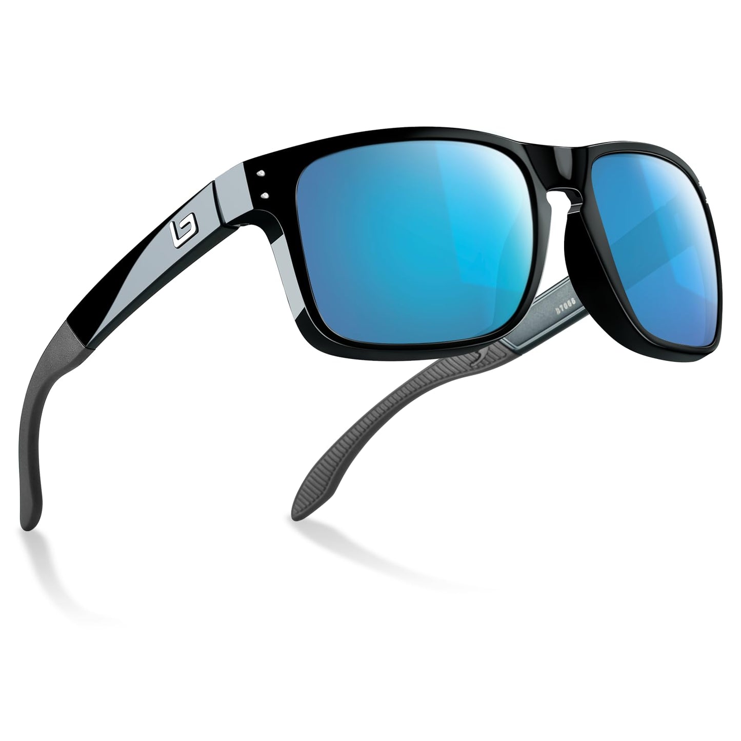 B.N.U.S Italy Made Classic Sunglasses for Men and Women Corning Real Glass Lenses with Polarized Option