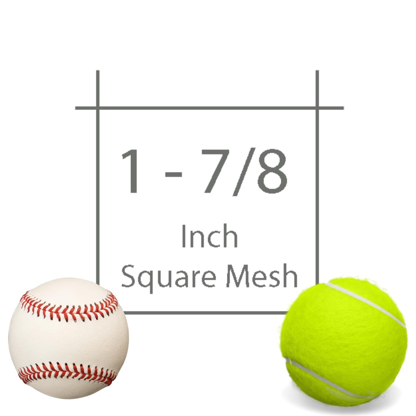 JFN Netting Repair Kit for #36 Nylon 1-7/8", Black Baseball Net