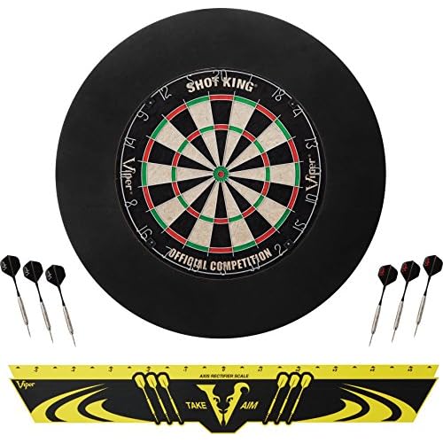 Viper Defender Backboard & Sisal/Bristle Steel Tip Dartboard Bundle