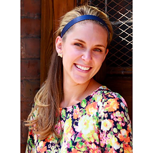 Women's Performance Headband - Sweaty Bands Wicked Solid Navy 1 Inch