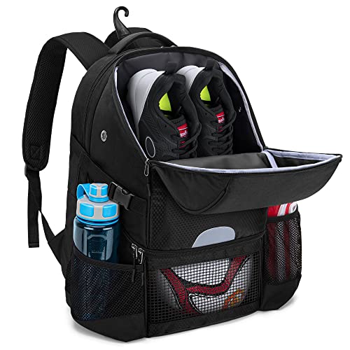 Soccer & Basketball Backpack with Large Capacity for Men, Waterproof