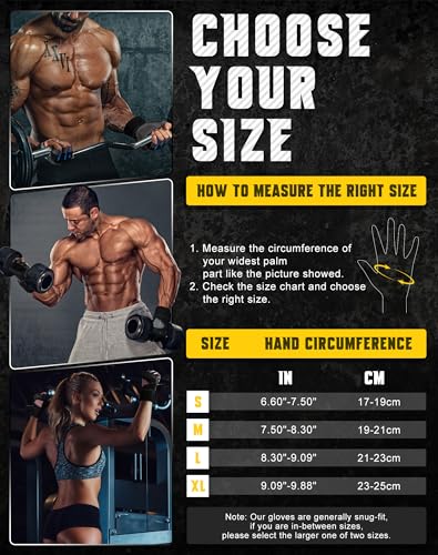 Black and Gray Breathable Workout Gloves with Wrist Straps Small - Antislip Lifting Gloves for Men Women