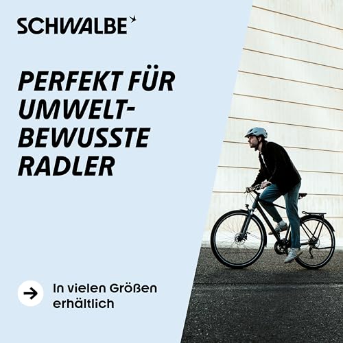Schwalbe Green Marathon Tire - 26 x 1.50, Clincher, Wire, Black/Reflective, Performance Line, GreenGuard, TwinSkin,