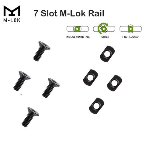 360 Tactical 7 Slots Mlok Rail System