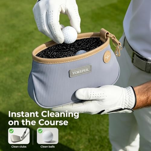 YOREPEK 3-in-1 Golf Club Cleaning Kit - Gary Variation with Brush & Towel