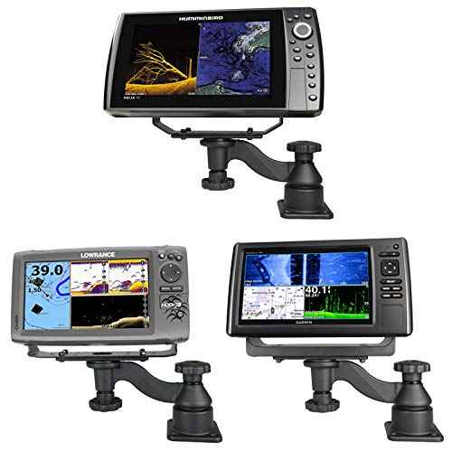 RAM Mounts Horizontal 6" Swing Arm Mount for Fishfinders & Chartplotters RAM-109HU Compatible with Garmin, Humminbird, Lowrance + More