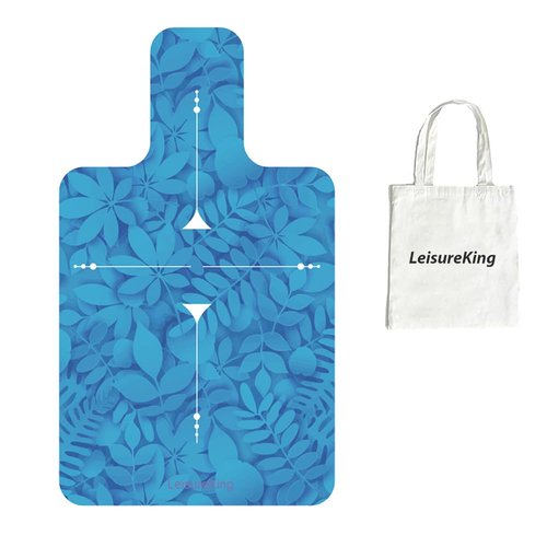 LeisureKing Non-slip Pilates Reformer Mat, Clean Nweat-absorbent, Lightweight and Foldable, Suitable for Pilates Reformer Exercise, Blue