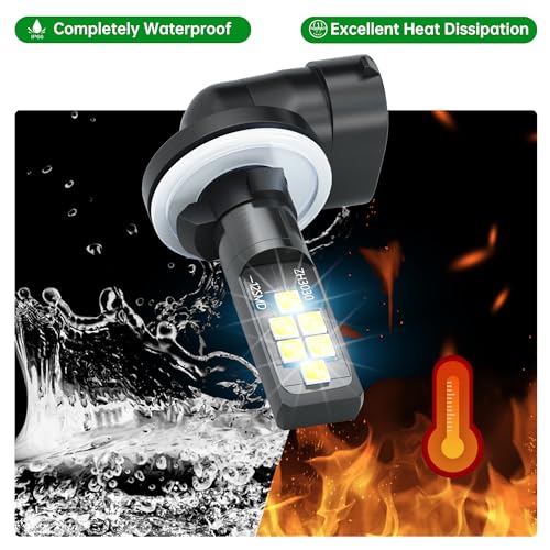 12V Golf Cart Headlight Bulb Pack of 2 for EZGO, Club Car 1999+ & Precedent 2004+