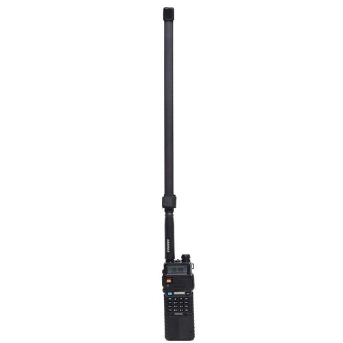 ABBREE SMA-Female Ham Radio Antenna VHF/UHF 18.8-inch 144/430MHz High Gain Foldable CS Tactical Antenna for Baofeng UV-5R BF-F8HP Pro 5RM K5PLUS GM21 AR-152 Quansheng K6 UVK5(8) Radio Accessories