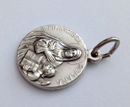 Saint Francesca from Rome Medal - Patron Saint of Drivers & Purgatory