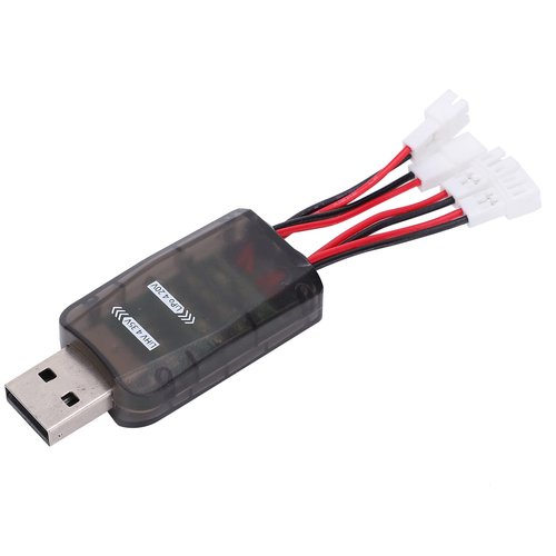 Airsoft Battery Charger, RC Charger Lipo Battery Charger USB Battery Charger, RC Car Battery Charger, Lithium Battery Charger, Car Boat Charger Cable with LED Indicators for RC