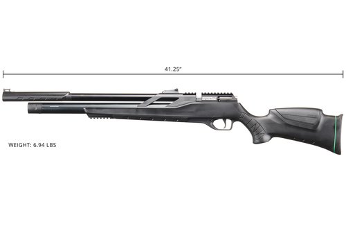 Lancer Tactial x SnowPeak T-REX PCP 5.5mm .22 Caliber Air Gun - (Black) Up to 950 fps