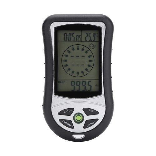 RiToEasysports 8-in-1 Digital Altimeter Barometer,Handheld Barometer Thermometer with Weather Forecast for Outdoor Sports Enthusiasts