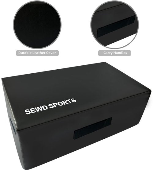 Pilates Sitting Box for Pilates Reformer by SEWD - Pilates Equipment for Home Gym and Professional Studio Use, Pilates Reformer Accessory for Pilates Exercises