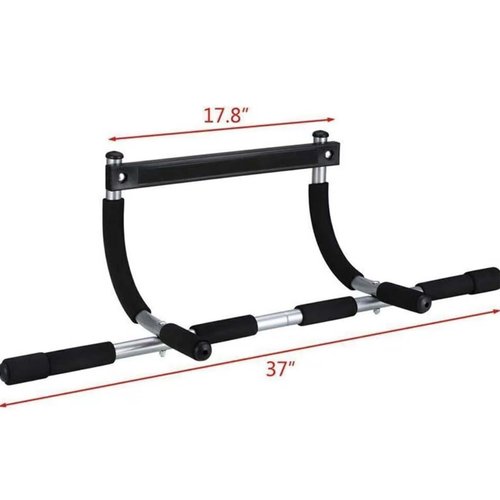 Heavy Duty Pull Up Bar for Doorway–No Screws, Multiple Grip Chin Up Bar for Home Gym Multi-Function for Push-Ups,Sit-Ups