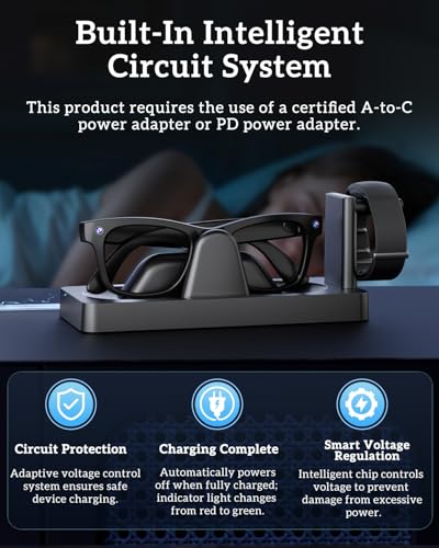 Charging Dock for Meta Ray-Ban Display & Neural Band Smart Glasses