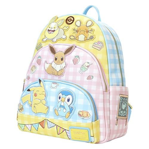 Loungefly Pok?mon Cafe Tripple Pocket Backpack