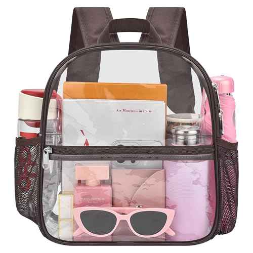Oraben Clear Backpack for Stadium Approved 12¡¿6¡¿12, Waterproof Clear Bag for Stadium Events and Concert Work Sport Events