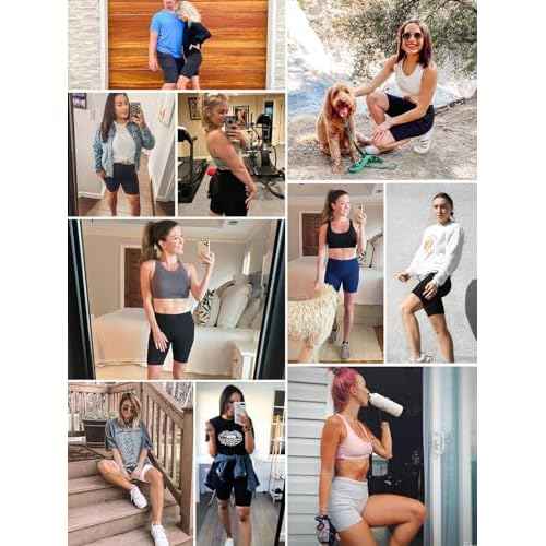 baleaf Women's 8"/ 5"/ 3" Biker Shorts High Waist Yoga Workout Gym Running Volleyball Spandex Shorts with Pockets
