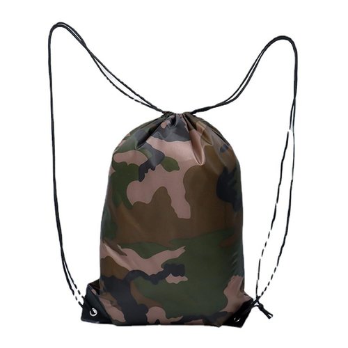 DraCra 3 Pack Camo Drawstring Backpack Lightweight Waterproof Camouflage String Bag Cinch Bags Camo Training Gymsack Sports Gym Bag Sackpack Gym Sack Pack for Hiking Outdoor Sport Cycling Riding Trip
