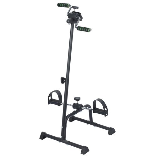 tinysiry Pedal Exerciser Bike Hand Arm Leg Knee Peddler, Adjustable Fitness Recovery Equipment with Monitor, Elderly Physical Therapy Exercise Bike floor bike pedal exerciser for Seniors Total Body