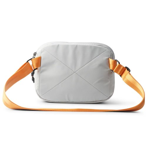 Allett Daily Crossbody Bag for Women & Men | 4L Lightweight Recycled Sling for Travel & Everyday Use | Hidden Passport Pocket, Sunglasses Slot | Water-Resistant Nylon, Adjustable Strap | Lunar Ash